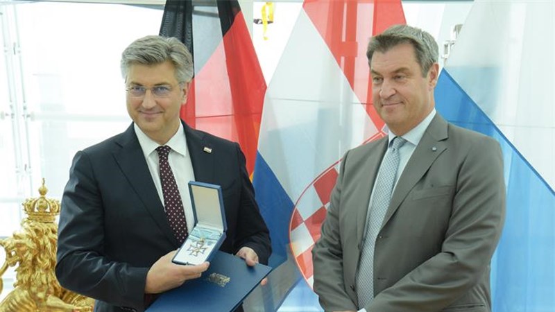 Plenković u Münchenu sa Söderom: Hrvatska i Bavarska imaju izvrsne odnose